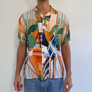 Pull & Bear Landscape Shirt